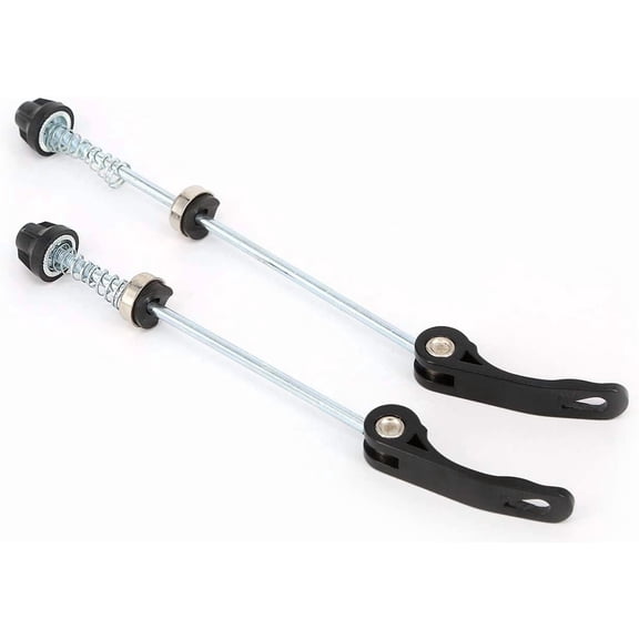 1 Pair MTB Quick Release Skewers Bike QR, 145/180 mm Road Mountain Bicycle Wheel Hub Front and Rear Clip Bolt Lever Axle Set