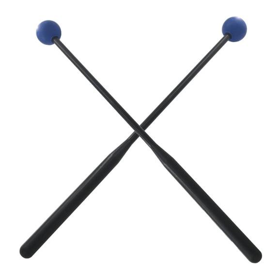 1 Pair Marimba Mallets Set Rubber Ball Drumstick Percussion Instrument Accessory