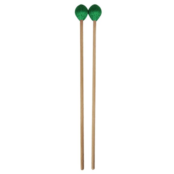 1 Pair Marimba Mallets Wool Ball Percussion Set with Smooth Wood Handle for Beginners Percussion Marimba Playing