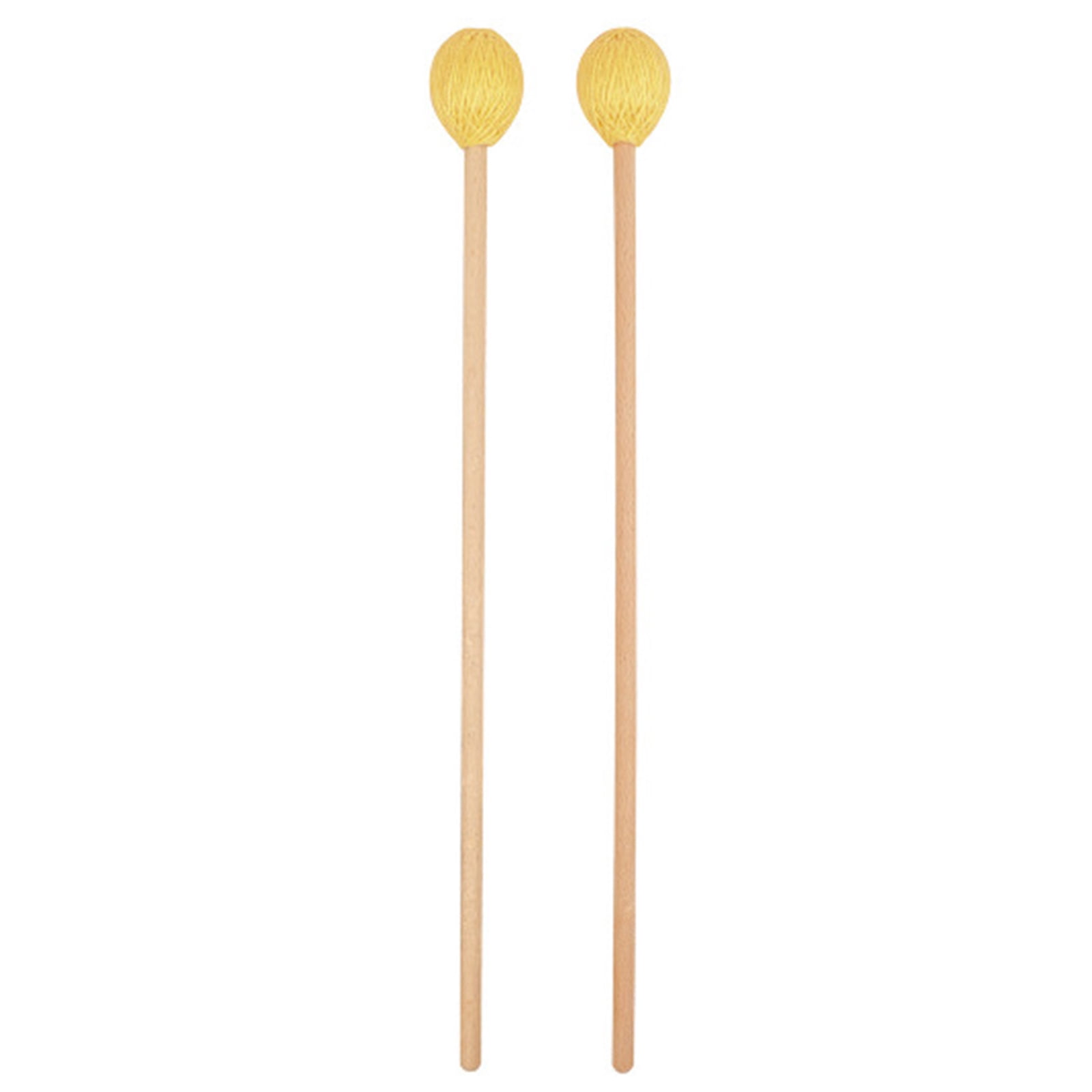 1 Pair Marimba Mallets Wool Percussion Set with Smooth Handle for ...