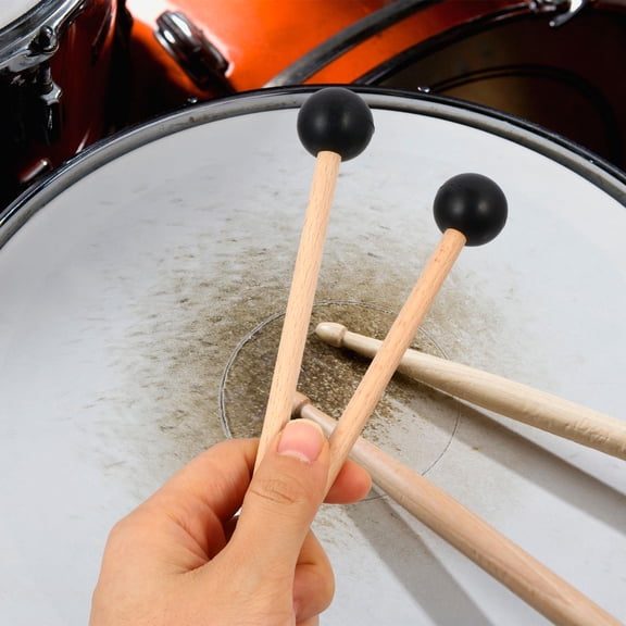 1 Pair Marimba Mallets Sticks for Xylophone Percussion Instruments - Hammer Accessories for Music Performance