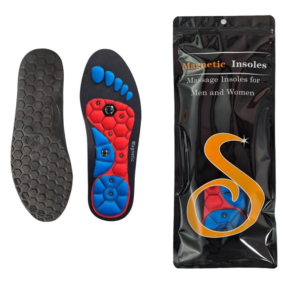 1 Pair Massage Insoles Magnetic Insoles Orthopedic Insoles Acupressures Insoles