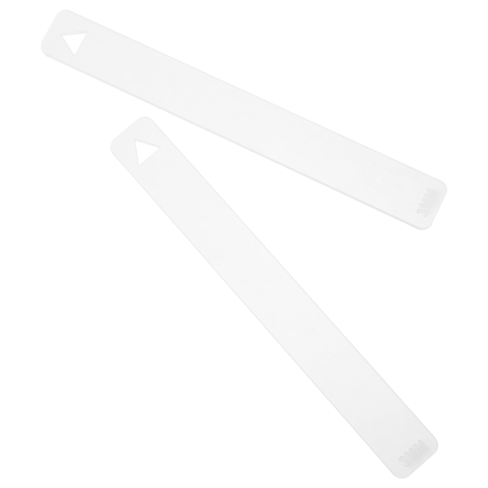 1 Pair Of Clay Texture Ruler Polymer Clay Depth Guide Thickness ...