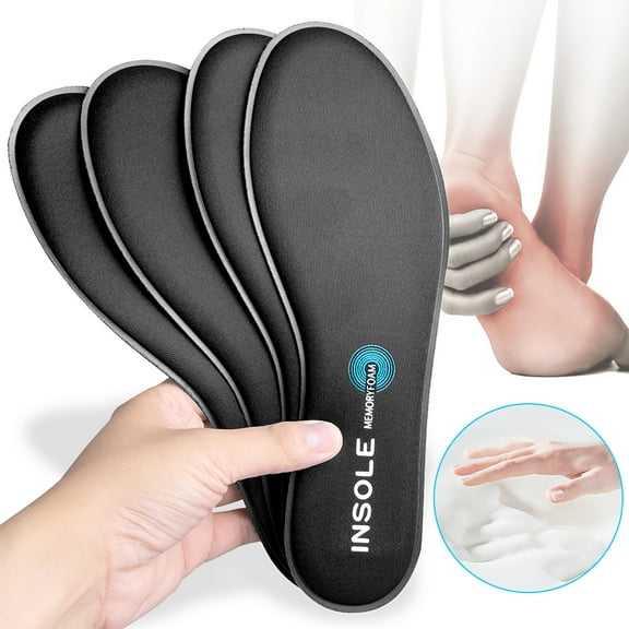 1 Pair Memory Foam Sport Running Shock Absorption Soft Insoles For Feet Orthopedic Pad Arch Support Shoes Sole Plantar Fasciitis