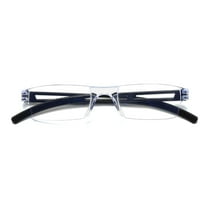 1 Pair Men Women Rimless Reading Glasses Blue Light Blocking Unisex Reader  0.75