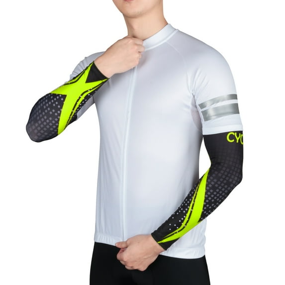 1 Pair Men Women Sunshade Cooling Arm Sleeves Elbow Protection Cover Sportswear For Cycling, Basketball