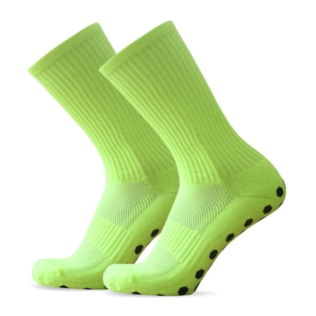 1 Pair Men's Soccer Socks Anti Slip Non Slip Grip Pads for Football Basketball Sports Grip Socks