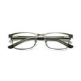 thumbnail image 1 of 1 Pair Mens Metal Frame Spring Hinge Blue Light Blocking Reading Glasses Readers +2.00, 1 of 6
