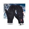 thumbnail image 1 of 1 Pair Mens Winter Sports Warm Gloves Waterproof Windproof Thermal Touch Screen Mitten, 1 of 7
