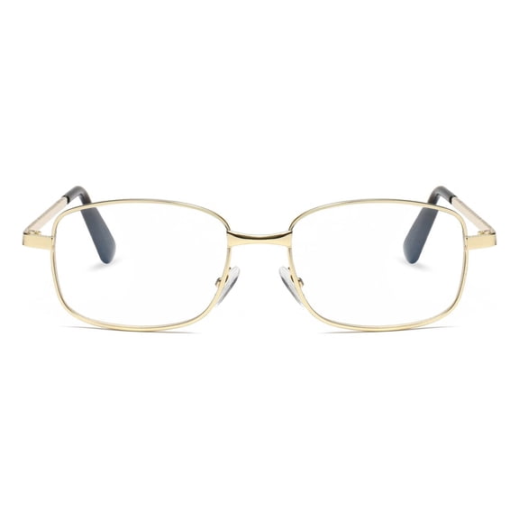 1 Pair Unisex Metal Frame Clear Lens Reading Glasses Fashion Classic Readers