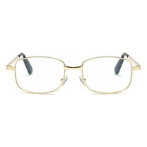 1 Pair Mens Womens Metal Frame Clear Lens Reading Glasses Fashion Classic Readers 1.00