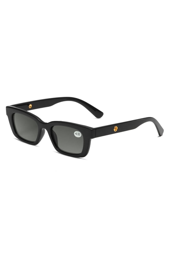 1 Pair Mens Womens Reading Sunglasses Square Full Tinted Sun Readers +0.75