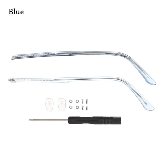 1 Pair Metal Eyeglasses Universal Repair Tool Eyewear Accessories Replacement Leg Spectacle Frame Glasses Arm BLUE