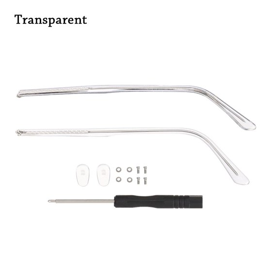 1 Pair Metal Eyeglasses Universal Repair Tool Eyewear Accessories Replacement Leg Spectacle Frame Glasses Arm TRANSPARENT