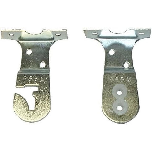 1 Pair Metal Window Shade Universal MOUNTING Brackets with Protective Nylon BUSHINGS from