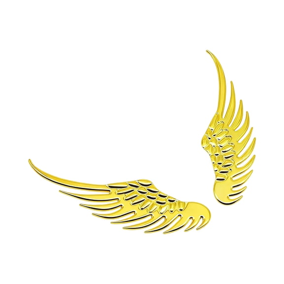 1 Pair Metal Wing Decals, Weatherproof Vehicle Body Protectors for SUVs & Cars