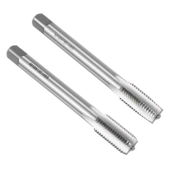 1 Pair Metric Hand Tap Set M16 x 2 H2 Thread Taper + Bottom Taps Screw Tools