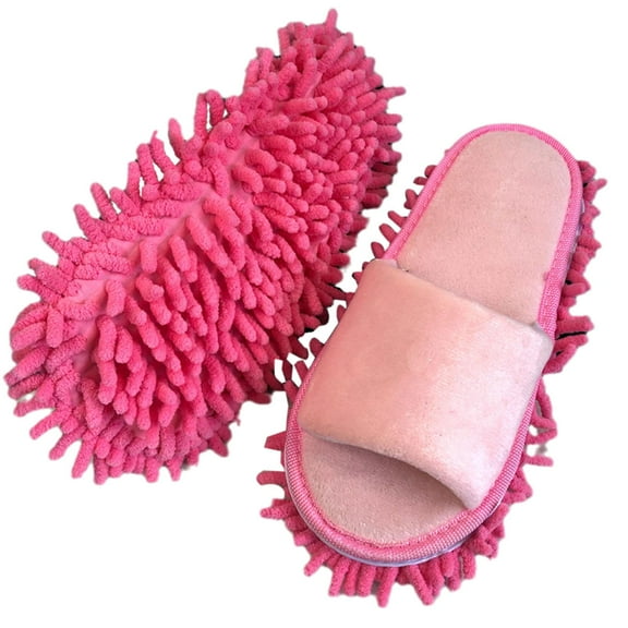 1 Pair Microfiber Dust Mop Slippers Lazy Quick Cleaning Slipper Cleaning Home Cleanning Home Z7F9 Was Shoes Tools Bathroom Floor D7P7