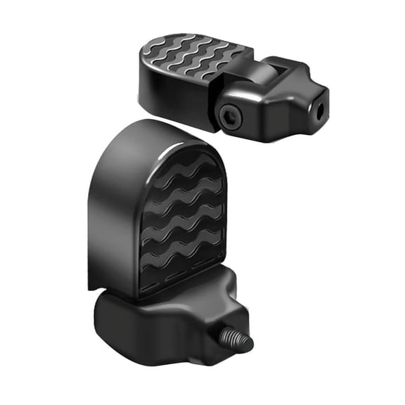 1 Pair Mini Bicycle Rear Pedals Folding Foot Rest Bike Pegs Non-Slip Foot Pedal Rear Pedal Quick Release Pedals