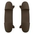 thumbnail image 1 of 1 Pair Mini Non-Skidding Silicone Finger Clip,Heat Insulation Non-scald Flexible Glove Clip,Versatile Kitchen Little Tool,for Holders, Finger Food Tongs, Coffee Filter Separators Clips,9X2.5CM,Coffee, 1 of 2