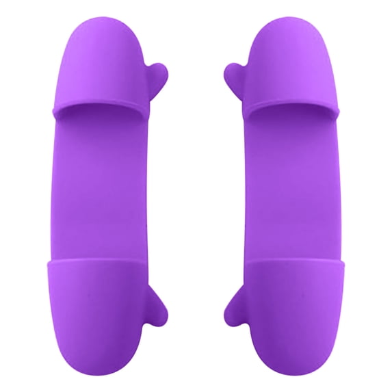 1 Pair Mini Silicone Finger Clip,Heat Insulation Non-scald Glove Clip,Versatile Kitchen Appliance Little Tool, for Holders, Finger Food Tongs, Coffee Filter Separators Clips,Purple
