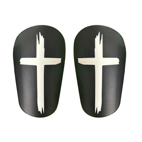 1 Pair Mini Soccer Shin Guards Anti-slip Kids Teens Adults Soccer Players Miniature Shin Pads Protectors Football Games Protective Equipment