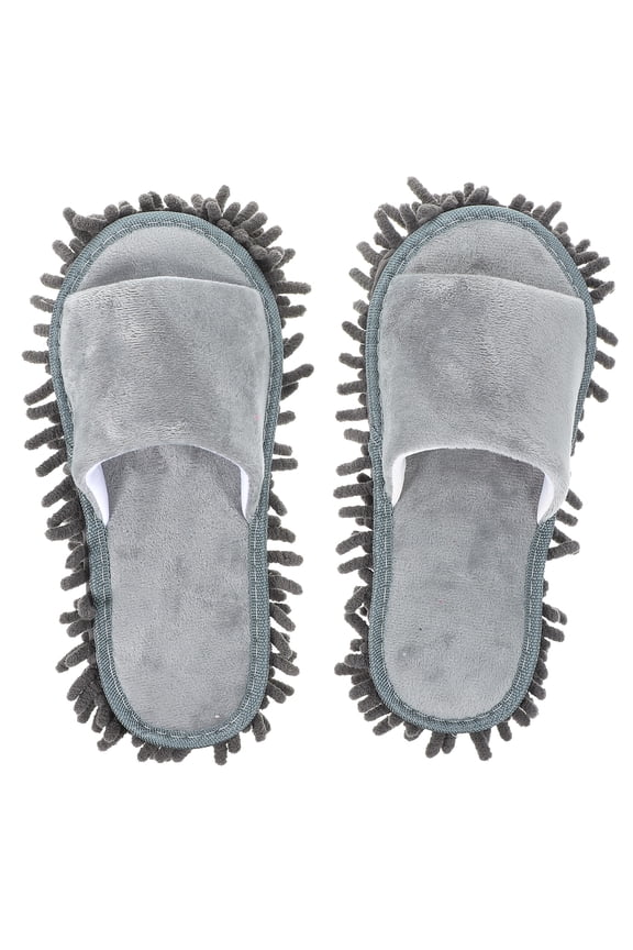 1 Pair Reusable Mop Slippers Floor Cleaning Shoes Dust Mops Sweeping Slippers for Floor Care