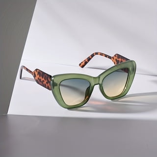 1 Pair of Morandi Cat Eye Fashion Glasses with -Tone Gradient Design & Metallic Frame - Stylish PC Lenses, Perfect for Office Or Casual Wear, Fits 6 Different Face Shapes, Bonus Countdown