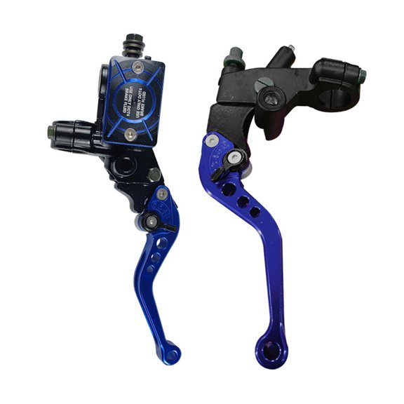 1 Pair Motorcycle Brake Clutch Cylinder Reservoir Lever 7/8" Brake Clutch Pump Rod Break Lever Hydraulic Cylinder