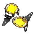 thumbnail image 1 of 1 Pair Motorcycle LED Fog Light Protector Guards OEM Foglight Lamp Cover Fit for BMW R1200 F800R1250 F850 /GS Yellow, 1 of 6