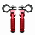 thumbnail image 1 of 1 Pair Motorcycle Modification Accessories M8 Motorcycle Aluminum Foot Pegs, 1 of 12