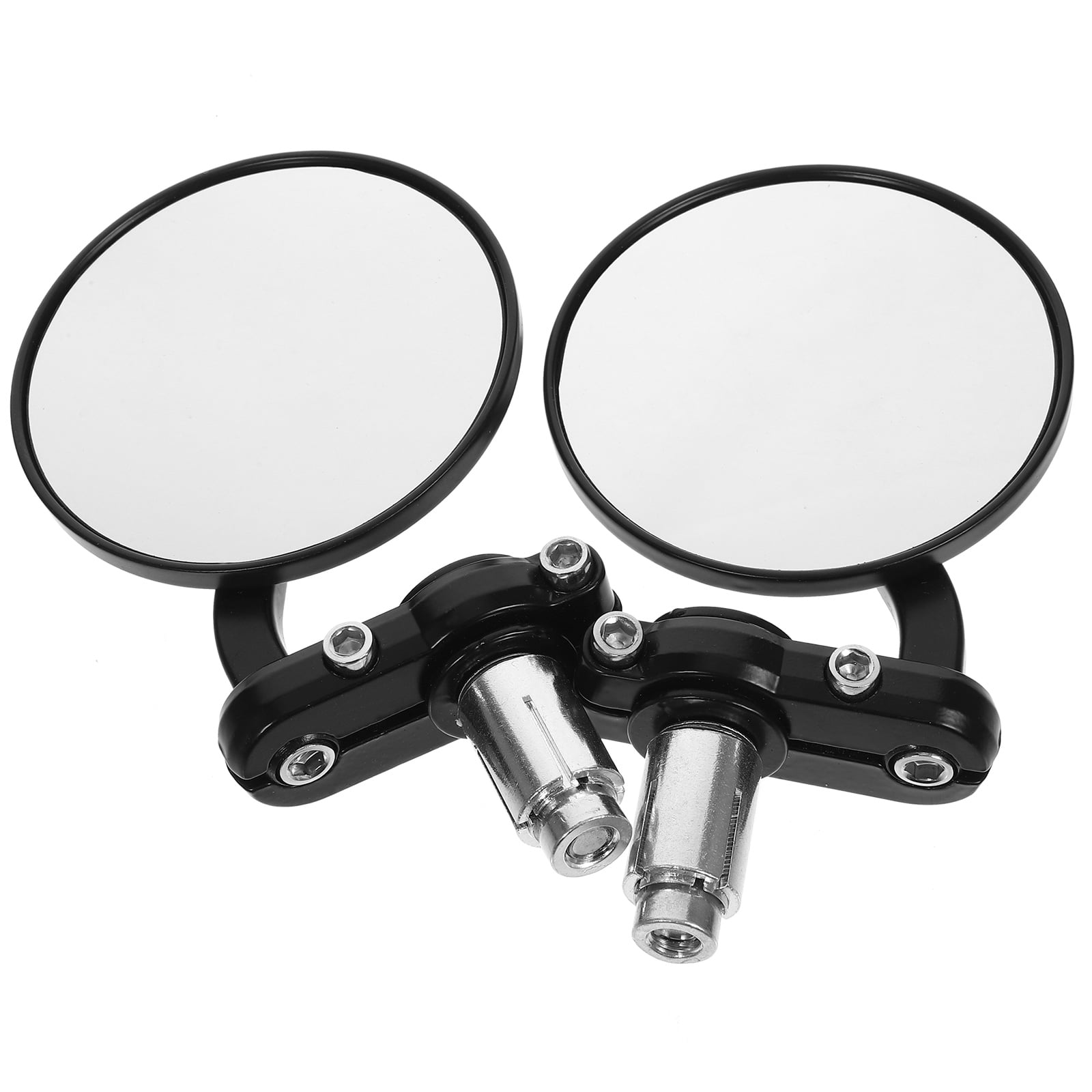 1 Pair Motorcycle Rear View Mirrors Bar End Side Mirrors Electric Scooter Rear View Mirrors Handlebar Mirrors