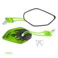 thumbnail image 1 of 1 Pair Motorcycle Rearview Mirror Flame Pattern Reversing Mirror Electric Scooter Accessories for 8mm/10mm, 1 of 7