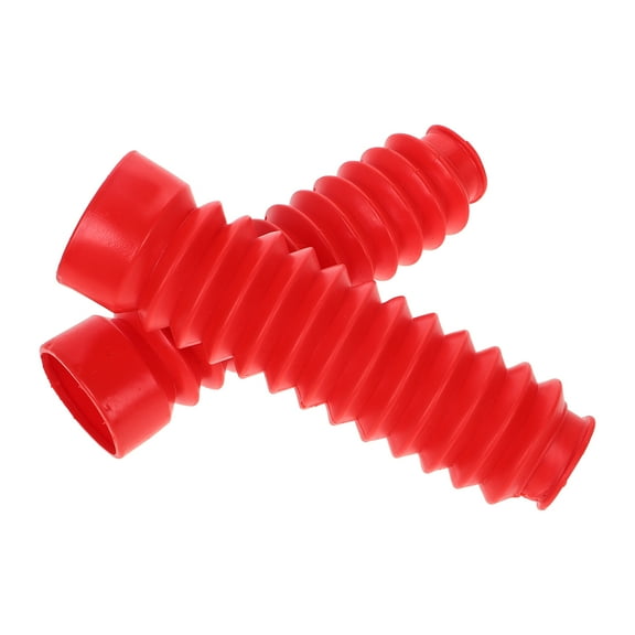 1 Pair Motorcycle Shock Absorber Boots Motorcycle Front Fork Covers Guards Rubber Gaiters Shock Boots Shock Absorber Covers Protector For Dirt Bike
