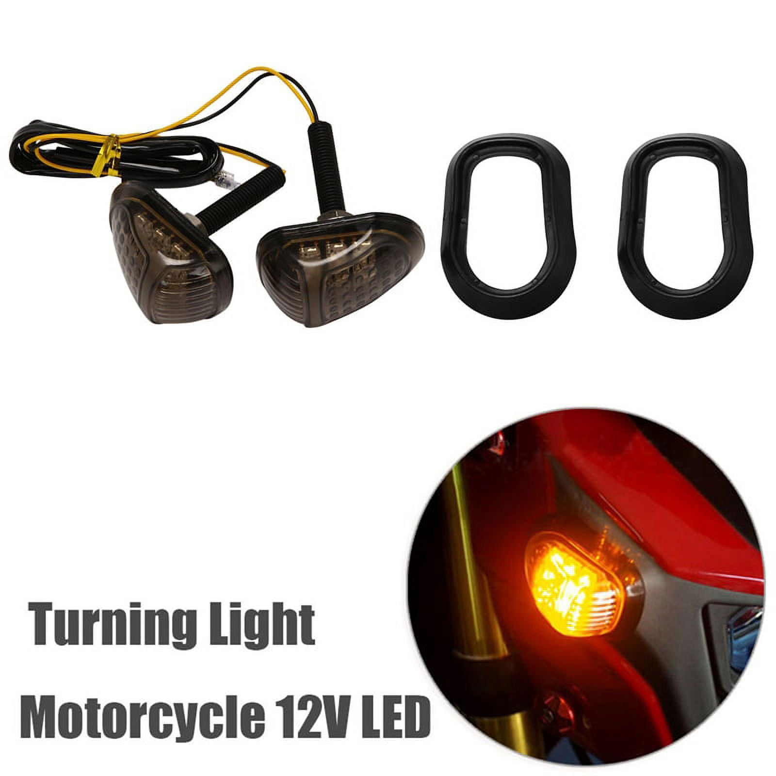 1 Pair Motorcycle Turning Light 12V LED Turn Signals Light Shift Lights ...