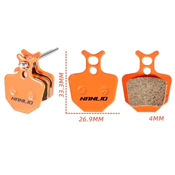 1 Pair Mtb Bike Brake Pads Plastic/Resin Bicycle Disc Brake Pad For Shimano Giant Formula Sailian Bb5 Taiwan Cycling Accessories