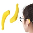 thumbnail image 1 of 1 Pair Multicolored Anti-slip Eyeglass Ear Grips Hook, Adults Sport Eyeglass Strap Holder, Silicone Eyewear Retainer for Glasses for Eyeglass Temple Tip, 1 of 5