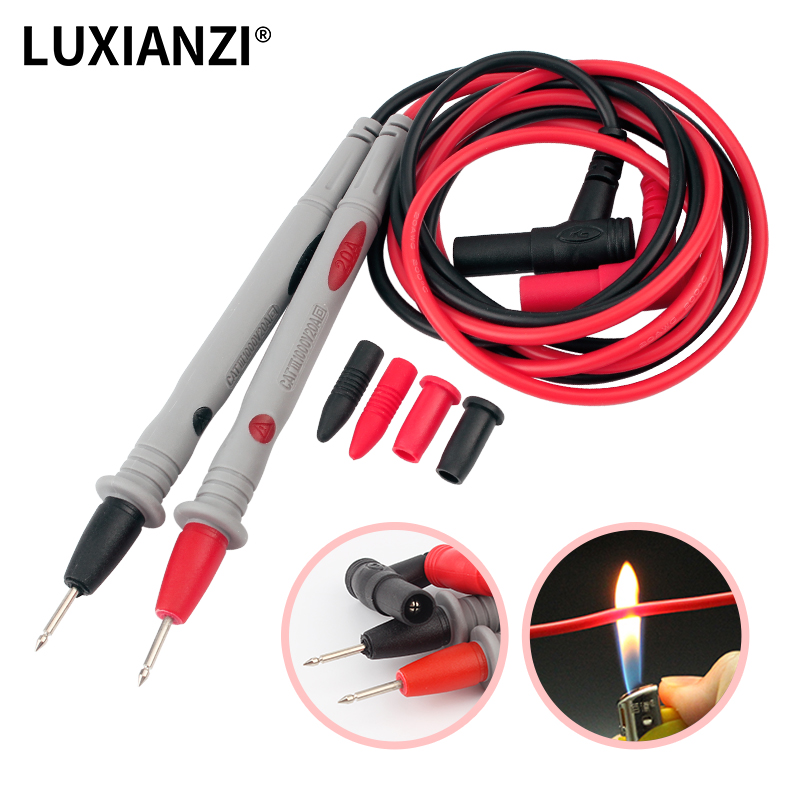 1 Pair Multimeter Probe Test Leads Universal 10/20A 1000V Multimeter ...
