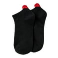thumbnail image 1 of 1 Pair Non-slip Elastic Low-tube Ankle Socks Cute Heart Stitching Girl Short Socks, 1 of 7