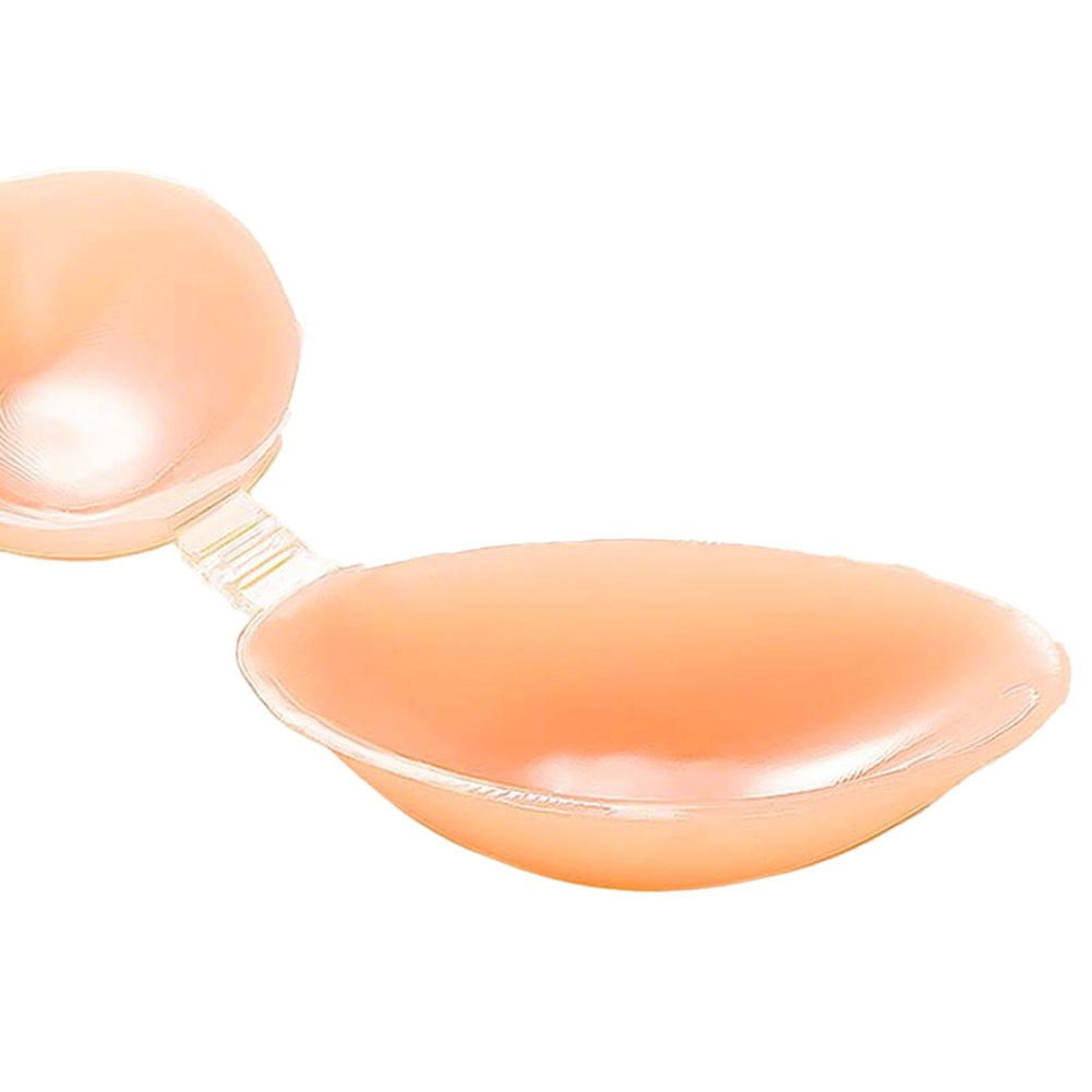 1 Pair Of Chest Patch Silicone Bra Invisible Seamless Wedding Push-Up ...