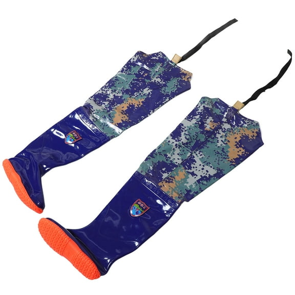MLINS MLINS 1 Pair Hip Waders High PVC Non Slip Wading Boots Breathable Outdoor Rain Boots for Fishing Hunting Size 44