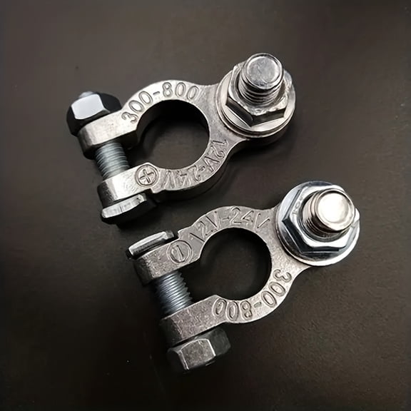 1 Pair Of New 12V 24V Car Battery Terminal Wire And Cable Clamp Terminal Quick Release Connector-A Pair Of Battery Connectors
