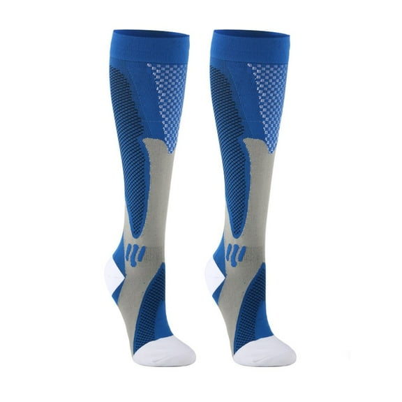1 Pair Outdoor Running Sports Breathable Nurses Compression Calf High Socks Stocking