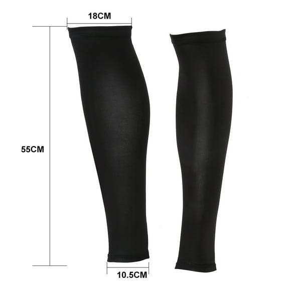 1 Pair Outdoor Unisex Sports Sun UV Protection Breathable Leg Sleeves (L)