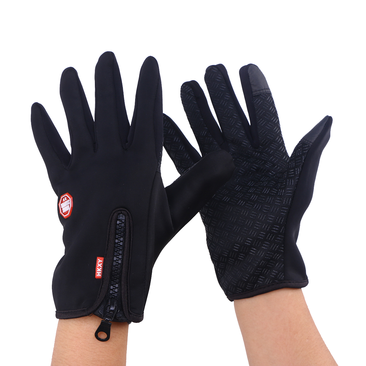 1 Pair Outdoor Winter Warm Waterproof Gloves Cycling Gloves Bike Gloves Gloves with Sensitive