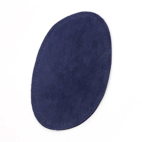 1 Pair Oval Shape PU Leather Patches Sew On Fabric Patches Elbow Knee Repair Patches for Pants Shirts Jackets Clothes