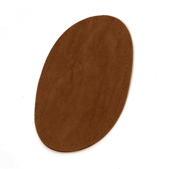 1 Pair PU Leather Repair Patches Oval Shape Elbow Knee Patches Clothing Accessories for Jeans Clothes