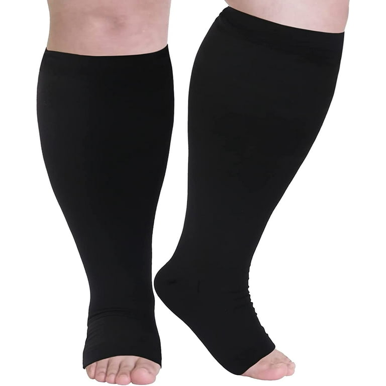 Toeless top compression tights