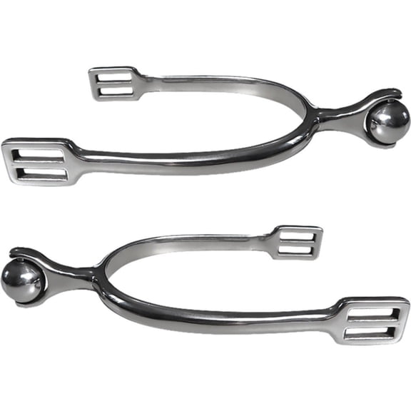 1 Pair Portable Horse Spurs With Roller Ball Horse Roping Spurs Horse Boot Spurs Compact Equestrian Equipment for Men