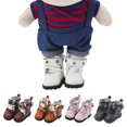 1 Pair Pretend Doll Shoes High Simulation Stylish Mini Dress Up Doll